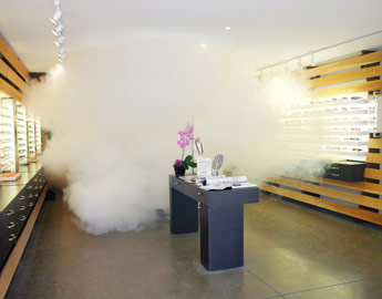 FlashFog protects eyeglass store